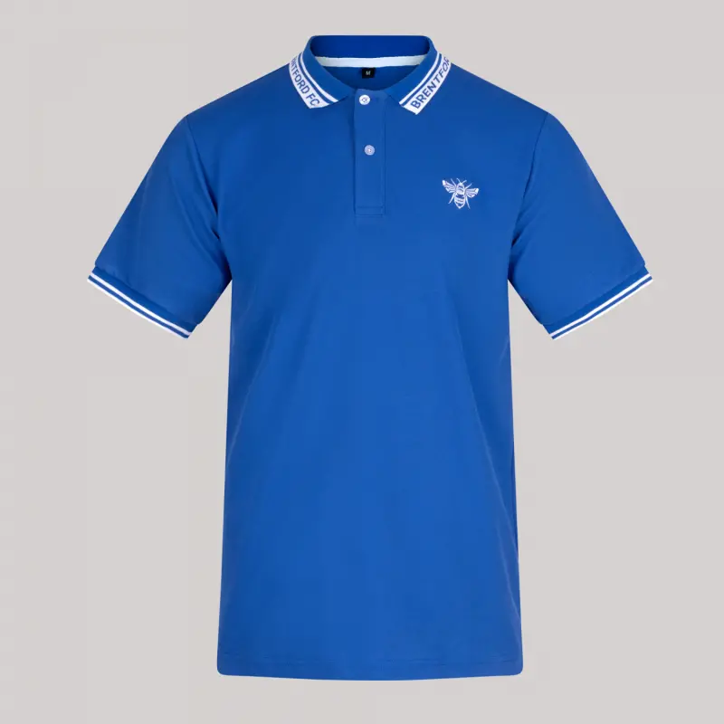 Brentford Jacquard Bee Polo-2400643 Brentford Jersey Collection - Shop Football Kits & Shoes