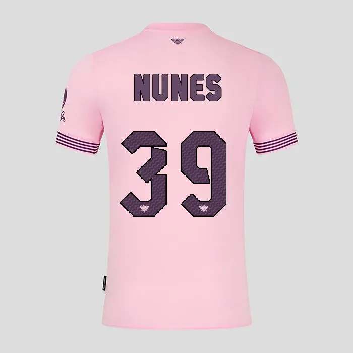 Brentford Junior Away Shirt 24/25 NUNES 39-4731-2400332-Gustavo NUNES 39 Brentford Jersey Collection - Shop Football Kits & Shoes
