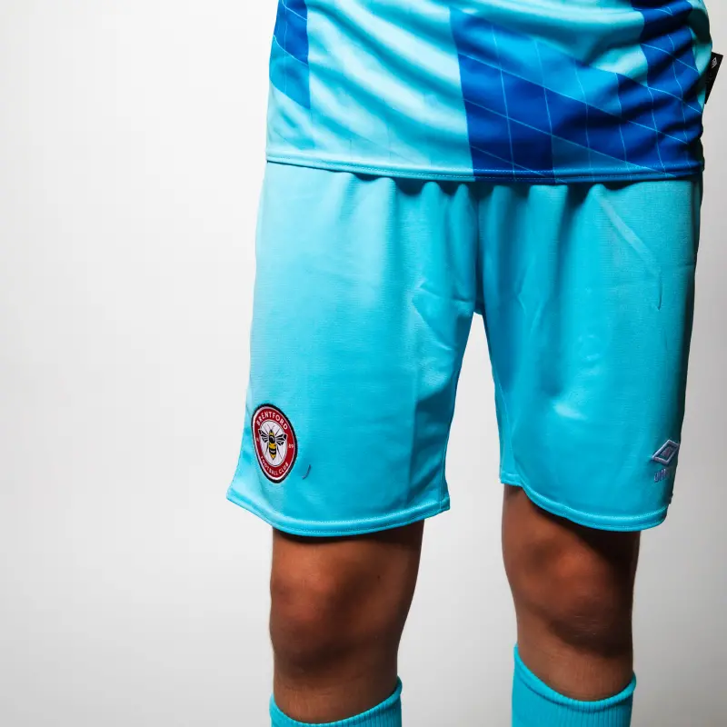 Brentford Junior GK Shorts 24/25-2400350 Brentford Jersey Collection - Shop Football Kits & Shoes