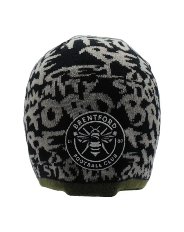 Brentford  Junior Graffiti Beanie Brentford Jersey Collection - Shop Football Kits & Shoes