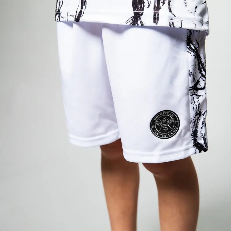 Brentford Junior Marble Poly Shorts-2400015 Brentford Jersey Collection - Shop Football Kits & Shoes