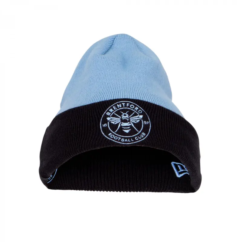 Brentford New Era Away Cuff Beanie Brentford Jersey Collection - Shop Football Kits & Shoes