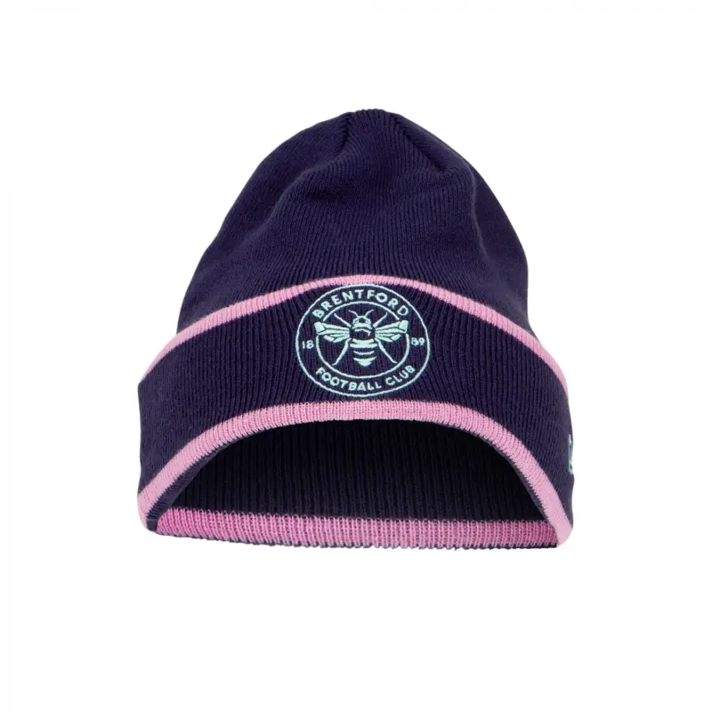 Brentford New Era Third Cuff Beanie Brentford Jersey Collection - Shop Football Kits & Shoes