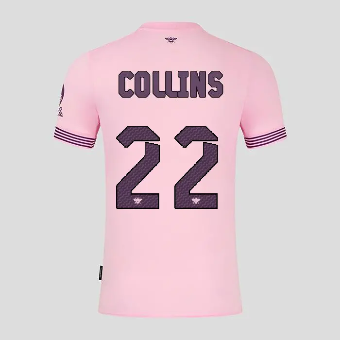 Brentford Womens Away Shirt 24/25 COLLINS 22-2425/43022-400335-NATHAN COLLINS 22 Brentford Jersey Collection - Shop Football Kits & Shoes
