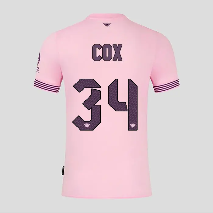 Brentford Womens Away Shirt 24/25 COX 34-2400335-34 Brentford Jersey Collection - Shop Football Kits & Shoes