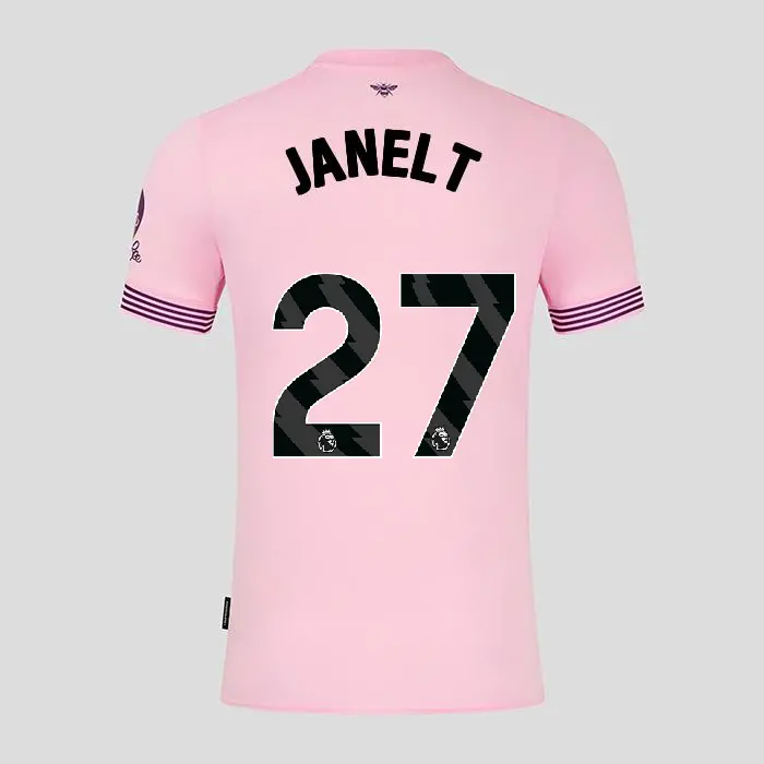 Brentford Womens Away Shirt 24/25 JANELT 27-4315-2400335-VITALY JANELT 27 Brentford Jersey Collection - Shop Football Kits & Shoes Brentford Womens Away Shirt 24/25 JANELT 27-4315-2400335-VITALY JANELT 27 Brentford Jersey Collection - Shop Football Kits & Shoes