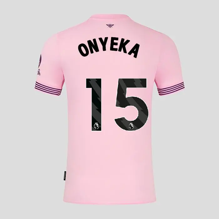 Brentford Womens Away Shirt 24/25 ONYEKA 15-2425/4288-2400335-FRANK ONYEKA 15 Brentford Jersey Collection - Shop Football Kits & Shoes