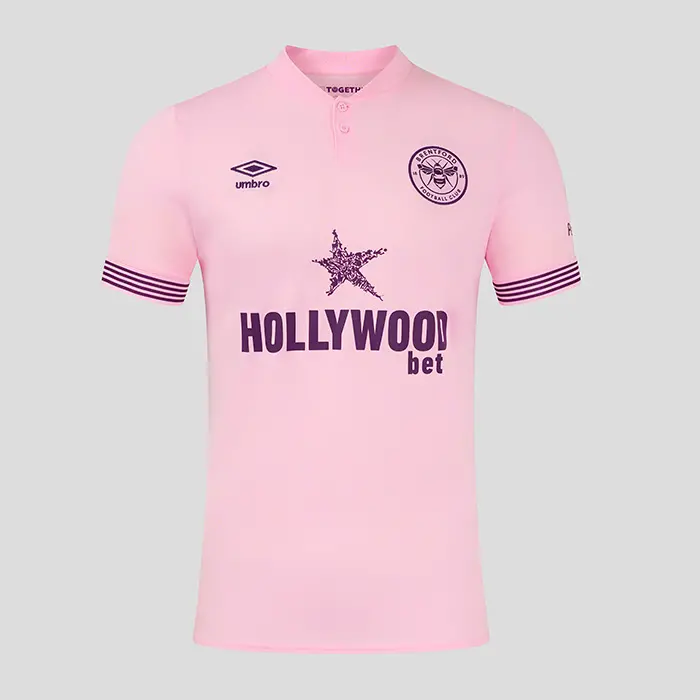 Brentford Womens Away Shirt 24/25 With Custom Printing-2400335-Custom Brentford Jersey Collection - Shop Football Kits & Shoes