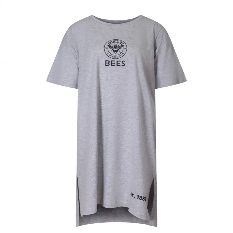 Brentford Womens Crest  Sleepy Tee-2300734 Brentford Jersey Collection - Shop Football Kits & Shoes