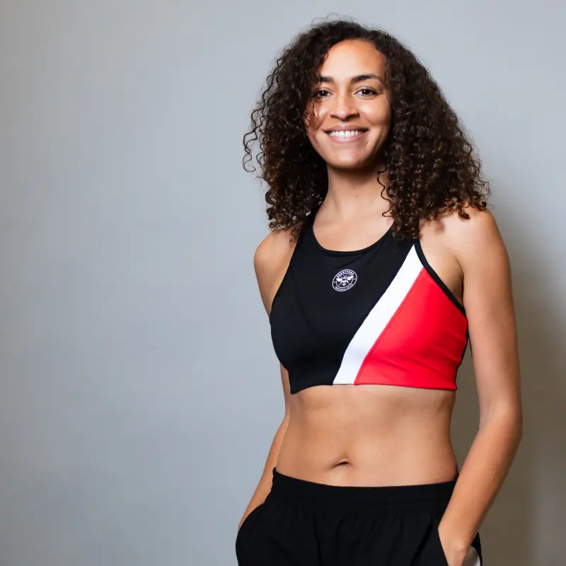 Brentford Womens Crest Sports Bra-2400018 Brentford Jersey Collection - Shop Football Kits & Shoes