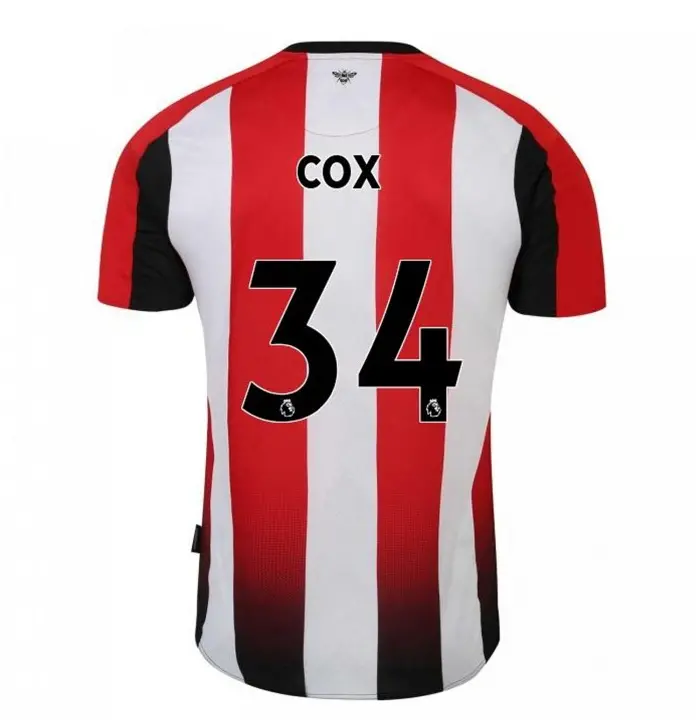 Brentford Womens Limited Edition Match Shirt COX 34-2300704-34 Brentford Jersey Collection - Shop Football Kits & Shoes