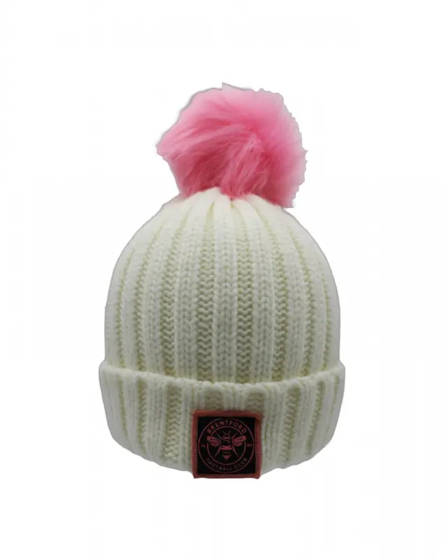 Brentford Womens Ribbed Beanie Brentford Jersey Collection - Shop Football Kits & Shoes