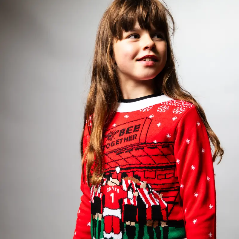 Christmas Junior  Santa Huddle Jumper
