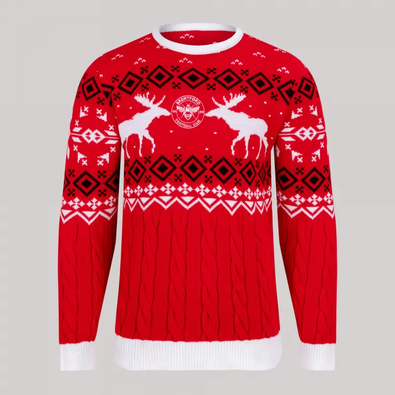 Christmas Reindeer Cable Knit Jumper 25