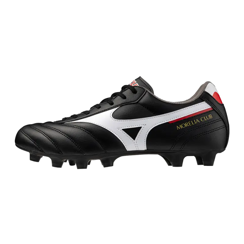 Mizuno MORELIA II CLUB Black/White/Chinese Red-P1GA250801 Mizuno MORELIA II CLUB Black/White/Chinese Red - Image 1