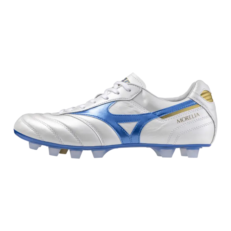 Mizuno MORELIA II JAPAN White/Laser Blue/Gold-P1GA240125 Mizuno MORELIA II JAPAN White/Laser Blue/Gold - Image 1