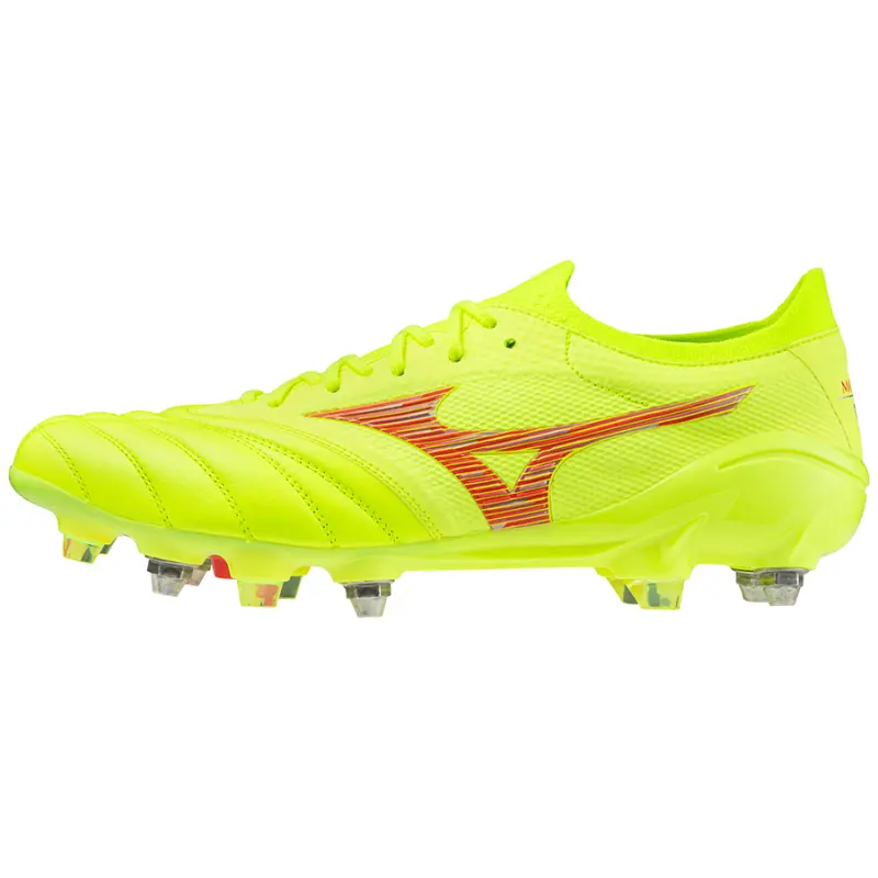 Mizuno MORELIA NEO IV BETA JAPAN MIX SafetyYllw/FieryCorl2/SftyYllw