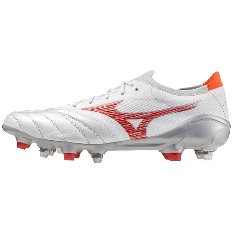 Mizuno MORELIA NEO IV BETA JAPAN MIX White/Radiant Red/ Hot Coral-P1GC244060 Mizuno MORELIA NEO IV BETA JAPAN MIX White/Radiant Red/ Hot Coral - Image 1