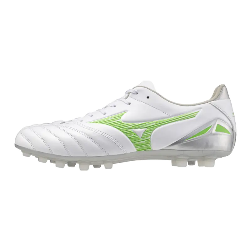 Mizuno MORELIA NEO IV PRO AG White/Neon Green/Cool Gray 3C