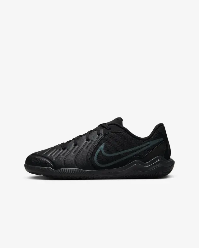 Nike Jr. Tiempo Legend 10 Academy Black/Deep Jungle/Black Little/Big Kids Indoor/Court Low-Top Soccer Shoes-DV4350-002 Brentford Jersey Collection - Shop Football Kits & Shoes