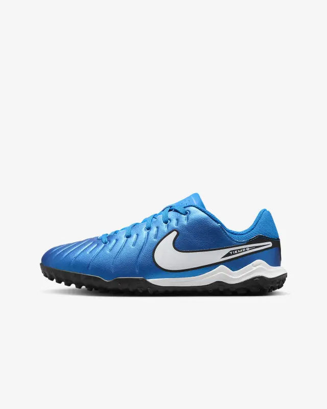 Nike Jr. Tiempo Legend 10 Academy Soar/White Little/Big Kids Turf Low-Top Soccer Shoes-DV4351-400 Brentford Jersey Collection - Shop Football Kits & Shoes