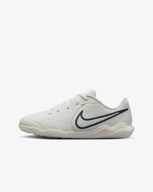 Nike Jr. Tiempo Pearl Legend 10 Academy Sail/Dark Atomic Teal Little/Big Kids IC Soccer Shoes-FN6591-100 Brentford Jersey Collection - Shop Football Kits & Shoes