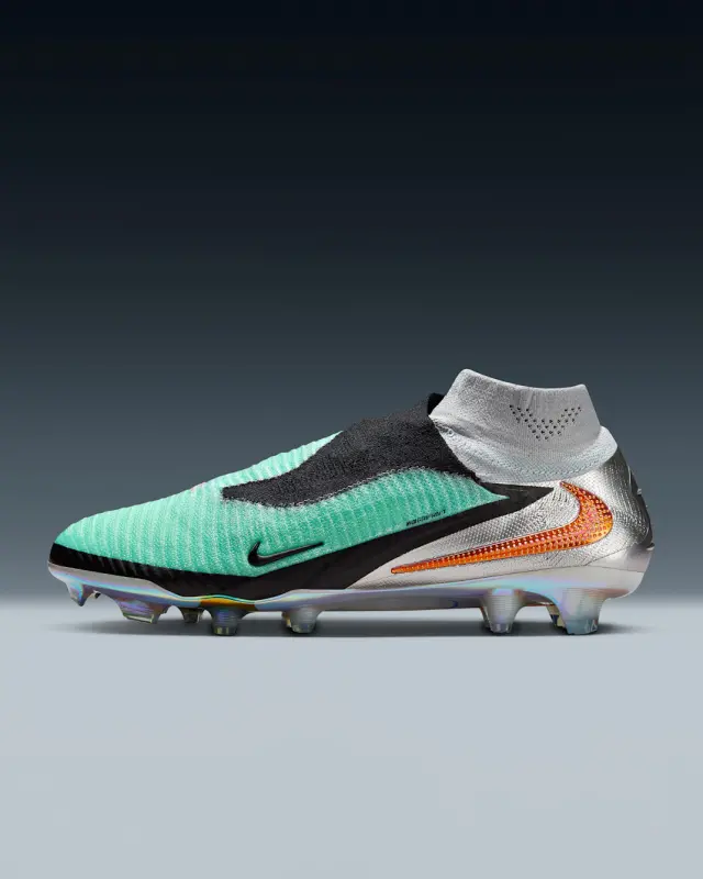 Nike Phantom 6 High Elite FG Chrome Black-IH3735-001 Brentford Jersey Collection - Shop Football Kits & Shoes