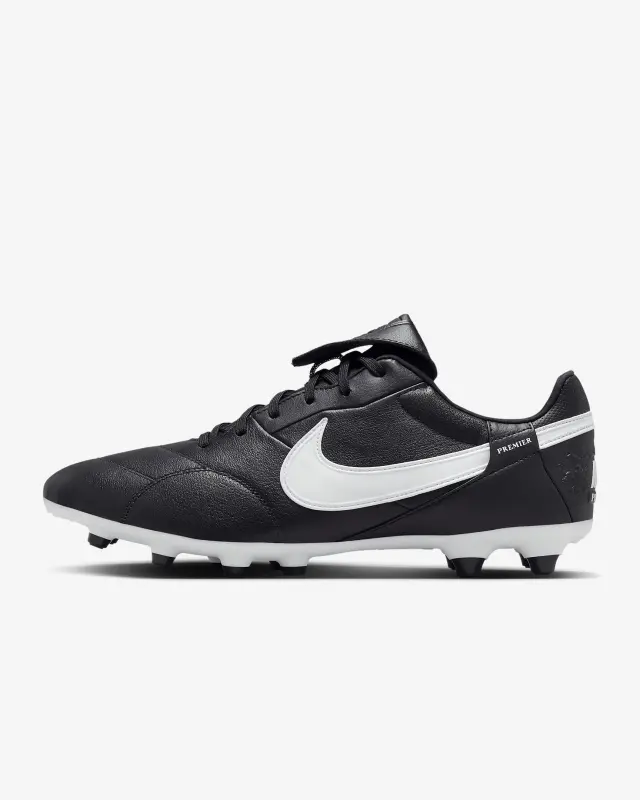 Nike Premier 3 Black/White FG Low-Top Soccer Cleats-HM0265-002 Brentford Jersey Collection - Shop Football Kits & Shoes