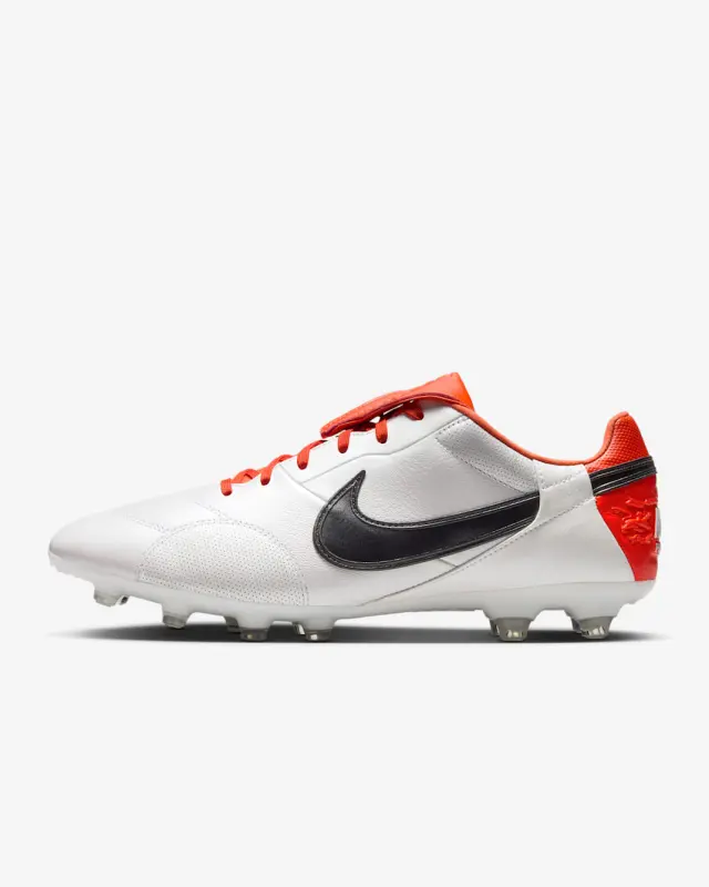 Nike Premier 3 FG White Team Orange Black-HM0265-800 Brentford Jersey Collection - Shop Football Kits & Shoes