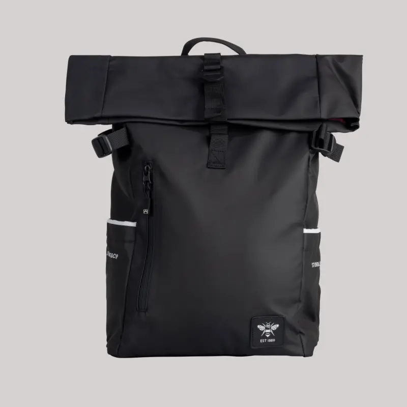 Oxford & Cambridge Black Lined Roll Top Bag Brentford Jersey Collection - Shop Football Kits & Shoes