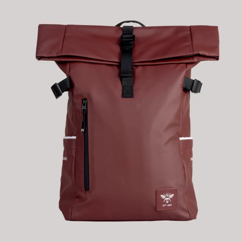Oxford & Cambridge lined Earth Red Roll Top Bag Brentford Jersey Collection - Shop Football Kits & Shoes