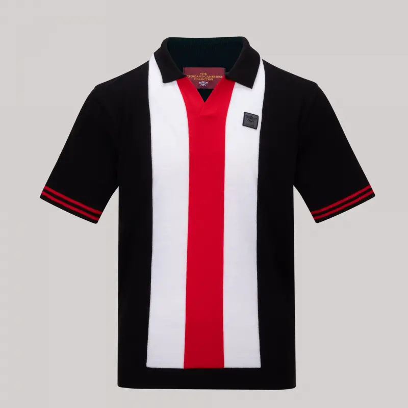 Oxford & Cambridge Stripe Collar Polo-2500042 Brentford Jersey Collection - Shop Football Kits & Shoes