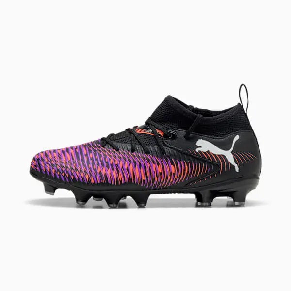 Puma Future 8 Match FG/AG Black / White (GS)-108143-01 Brentford Jersey Collection - Shop Football Kits & Shoes