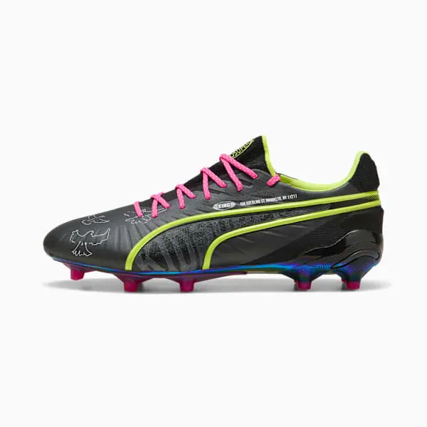 Puma King Ultimate FG/AG KidSuper Black Electric Lime-108437-01 Brentford Jersey Collection - Shop Football Kits & Shoes